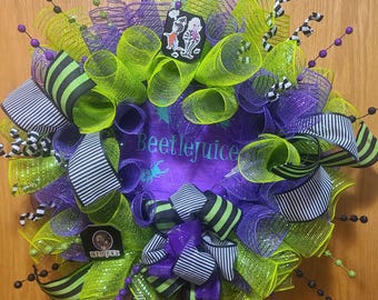 Beetlejuice Beetlejuice Beetlejuice wreath