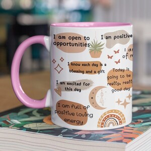 Affirmation Mug: Morning Mindset, Mental Health, Law of Attraction