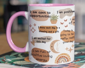 Affirmation Mug: Morning Mindset, Mental Health, Law of Attraction