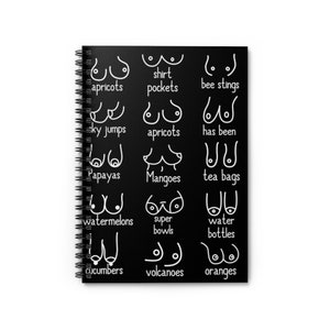 Beautiful Boobs Notebook: Beautiful Boobs Notebook Showing the