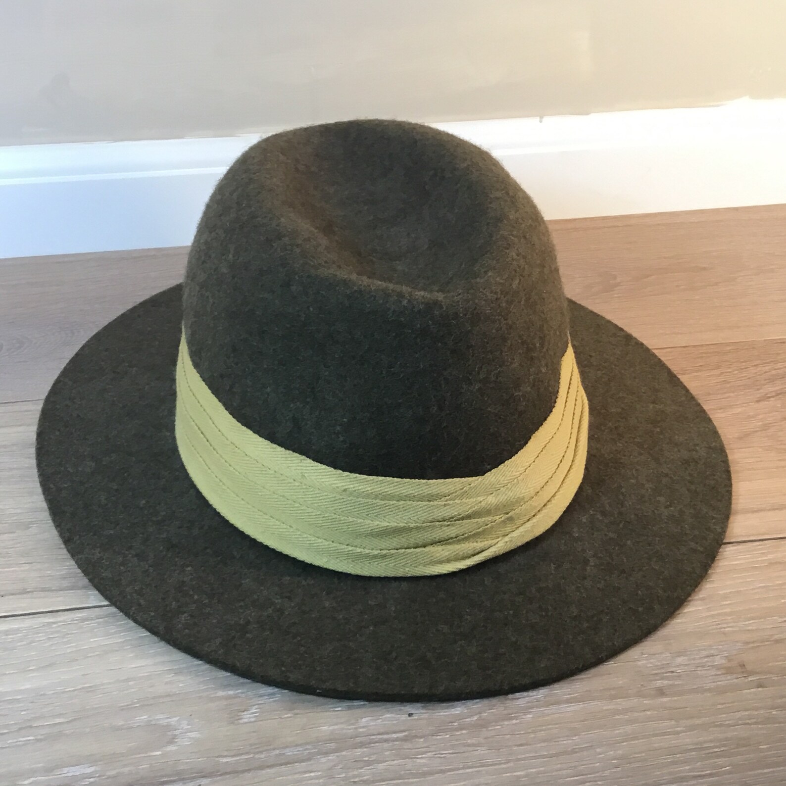 LL Bean Gentlemans Vintage Hat 100 Wool Felt Fedora Golden Etsy