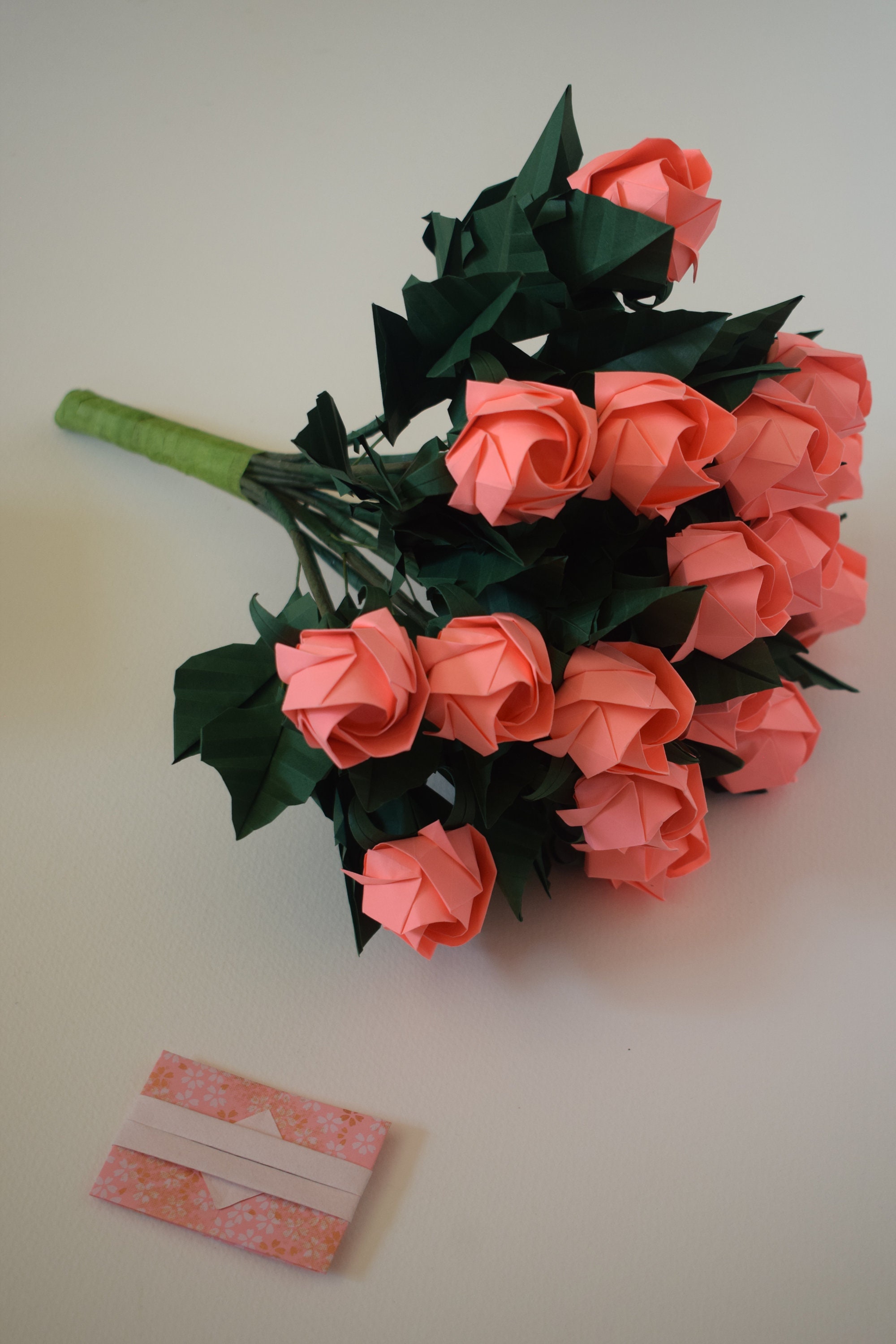 18 Paper Roses. Valentine's Day Gift, Valentine Day, Anniversary Gift ...