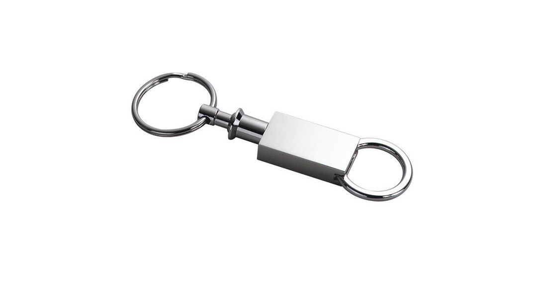 Silver Detachable Key Chain, Detachable Valet Key Chain, All Metal