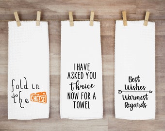 Schitts Creek Towels, Schitts Creek Kitchen Towels, Ew, David Towel, Kitchen Towels, Bathroom Towels, Gift Towels, Bridal Shower Gifts