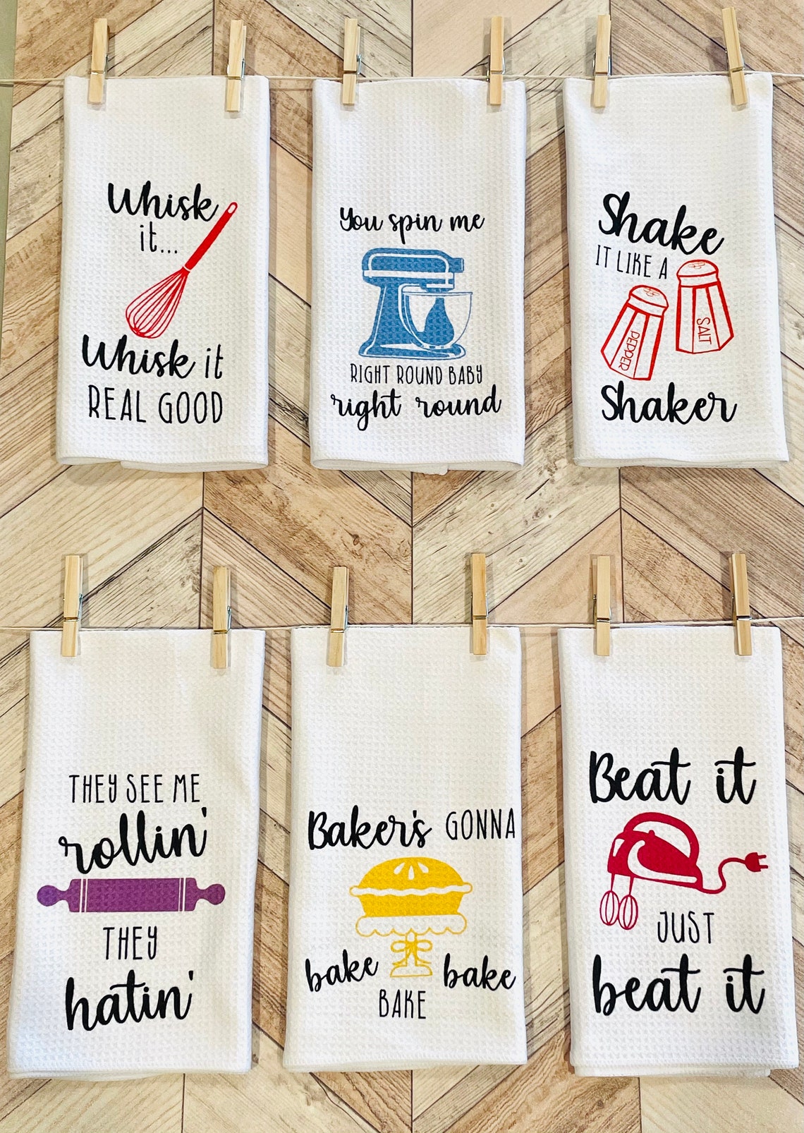 Funny Kitchen Towels Funny Dish Towels Gift Warming Etsy