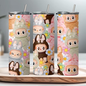 Labubu 20oz stainless steel tumbler, tumbler gift, tumbler party gift, tumblers, Labubu