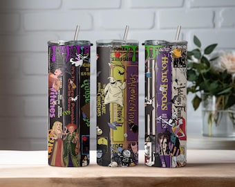 Halloween Movies Stainless Steel Tumbler: 20oz Insulated Travel Mug