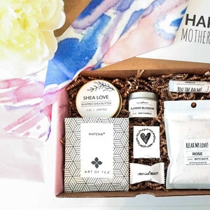 Self Care Package - Hair Scarf, Gift Box for Her, Mother&#39;s Day Gift, Thinking of You, Birthday Gift, For Mom, Spa Gift, Bridesmaid