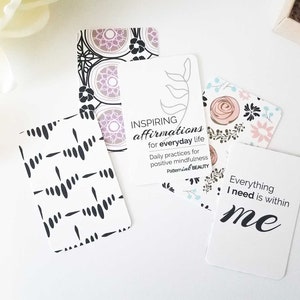 Carte di affermazione ispiratrici, regalo di incoraggiamento quotidiano, amicizia, pensiero di te, regalo di motivazione quotidiana, hai ottenuto questo