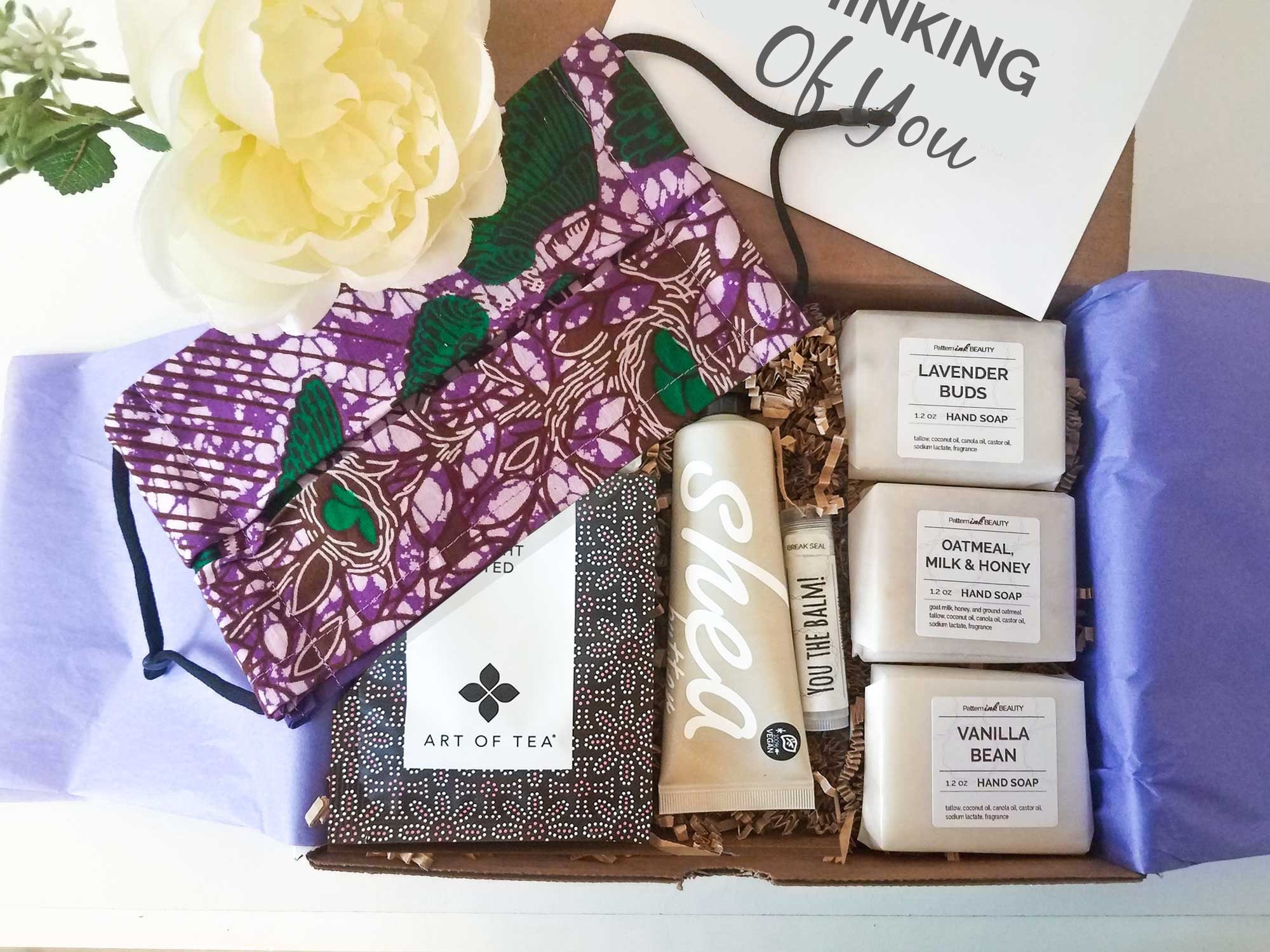 Face Mask With Soaps Care Package Gift Box for Her, Nurse Gift