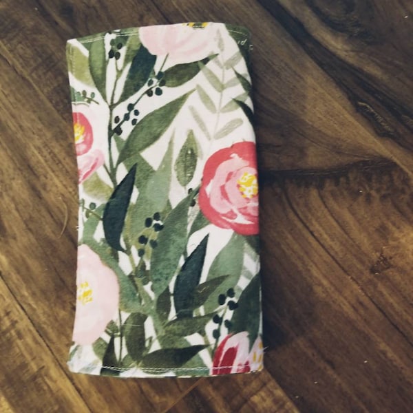 Dave Ramsey inspired wallet, cash envelope wallet, cash envelopes, ladies wallet, gift idea, boho floral , envelope cash system wallet