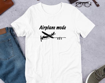 Airplane mode shirt, vacation tshirt, men’s shirt, women’s shirt, Bella and canvas shirt, airplane vacation shirt