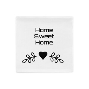 Fronha, casa doce casa, capa de almofada, fazenda, capa de almofada simples, decoração, casa