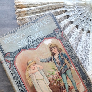 1903 Young American’s Speaker - livre scolaire vintage - Éducation