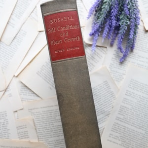 Jahrgang 1963 Buch - Boden und Pflanzenwachstum