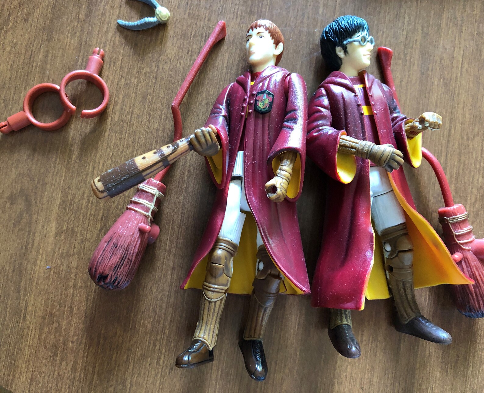 Vintage Harry Potter Action Figures Quidditch Set Sold as Etsy