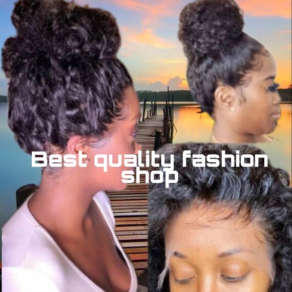 Best Quality Brazilian Remy Hair Jerry Curls 360 Lace Front Etsy