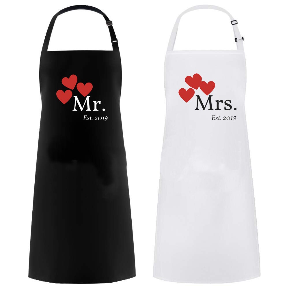 Wedding gift personalized aprons matching apronsAnniversary Etsy