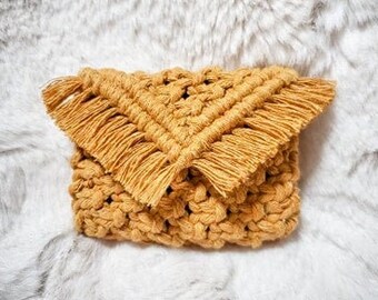 macrame coin purse