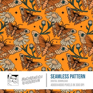 Fleurs papillon livre livre - Téléchargement numérique - Papier numérique - Imprimable - Tissu - Textile - Arrière-plan - Sublimation