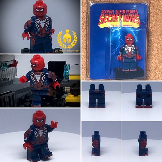 lego spider man ps4 custom minifigures