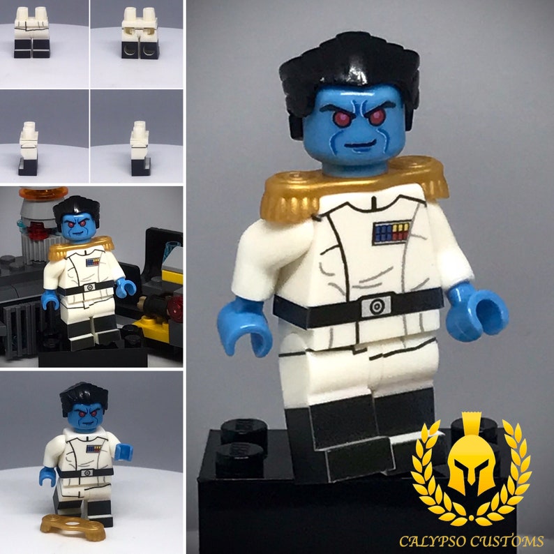 Grand Admiral Thrawn: Custom Printed Space Wars Minifigure | Etsy
