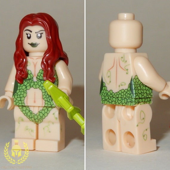 Poison Ivy Comic Book Villains Custom Mini Figures
