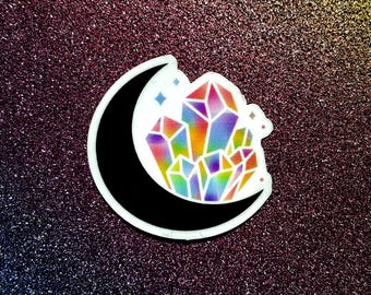Cristal de luna y arcoíris