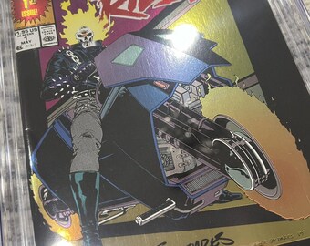 Ghost Rider #1 Foil Mexican Variant Megacon CGC SS 9.8 Signed