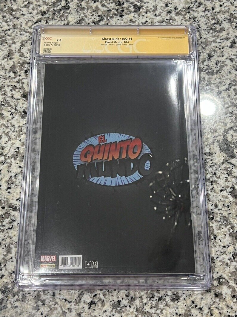 Ghost Rider #1 Foil Mexican Variant Megacon CGC SS 9.8 Signed Javier ...