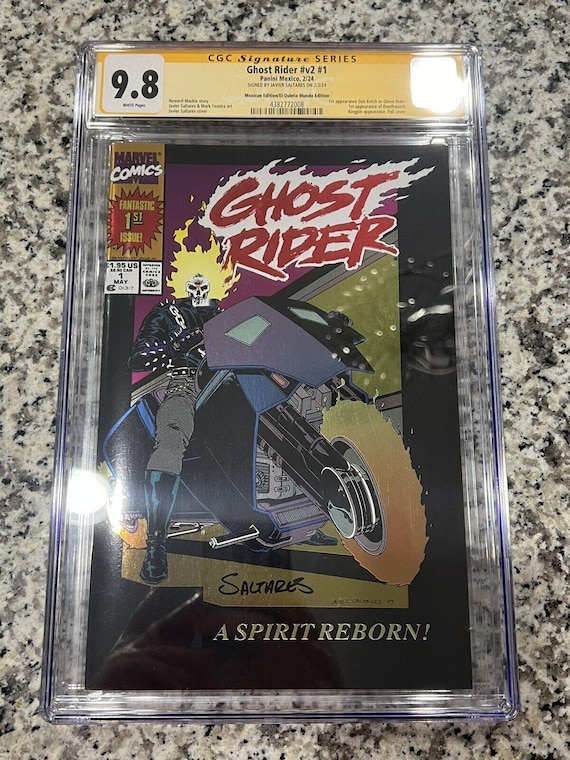 Ghost Rider #1 Foil Mexican Variant Megacon CGC SS 9.8 Signed