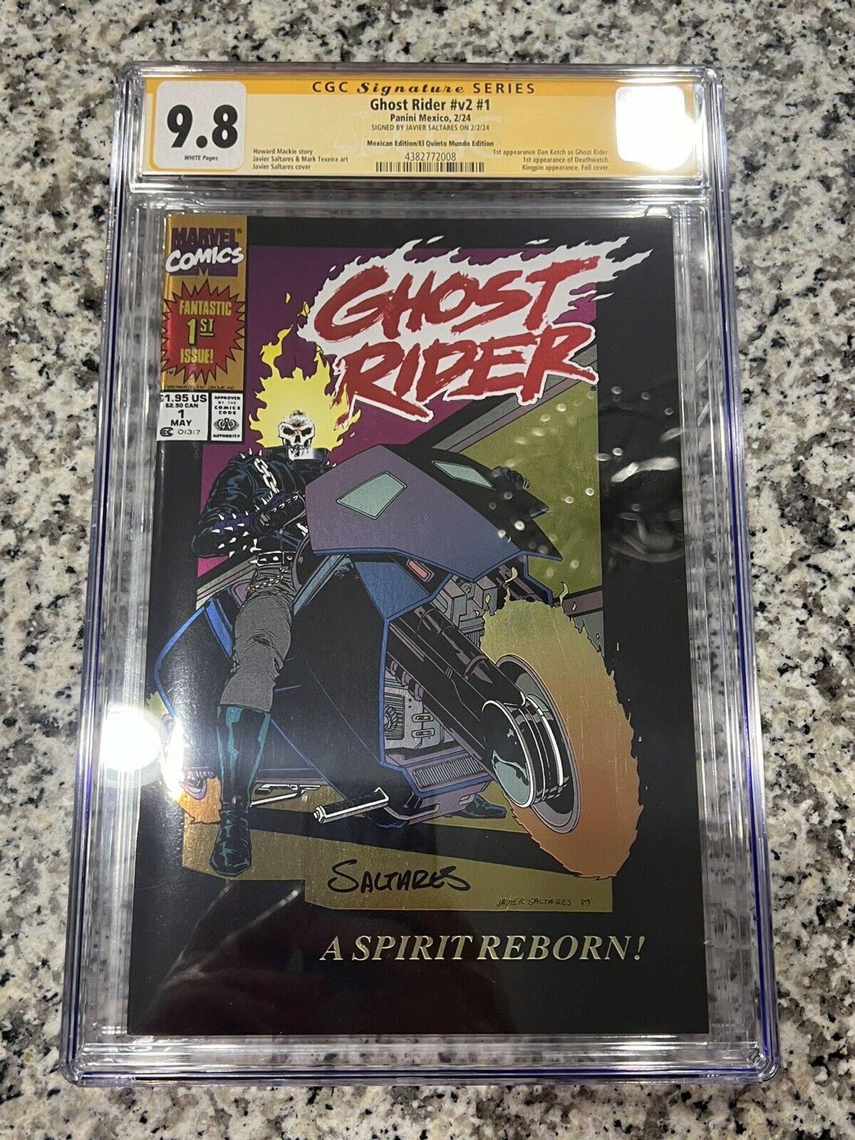 Ghost Rider #1 Foil Mexican Variant Megacon CGC SS 9.8 Signed