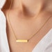 see more listings in the 14K GOLD BAR NECKLACE section