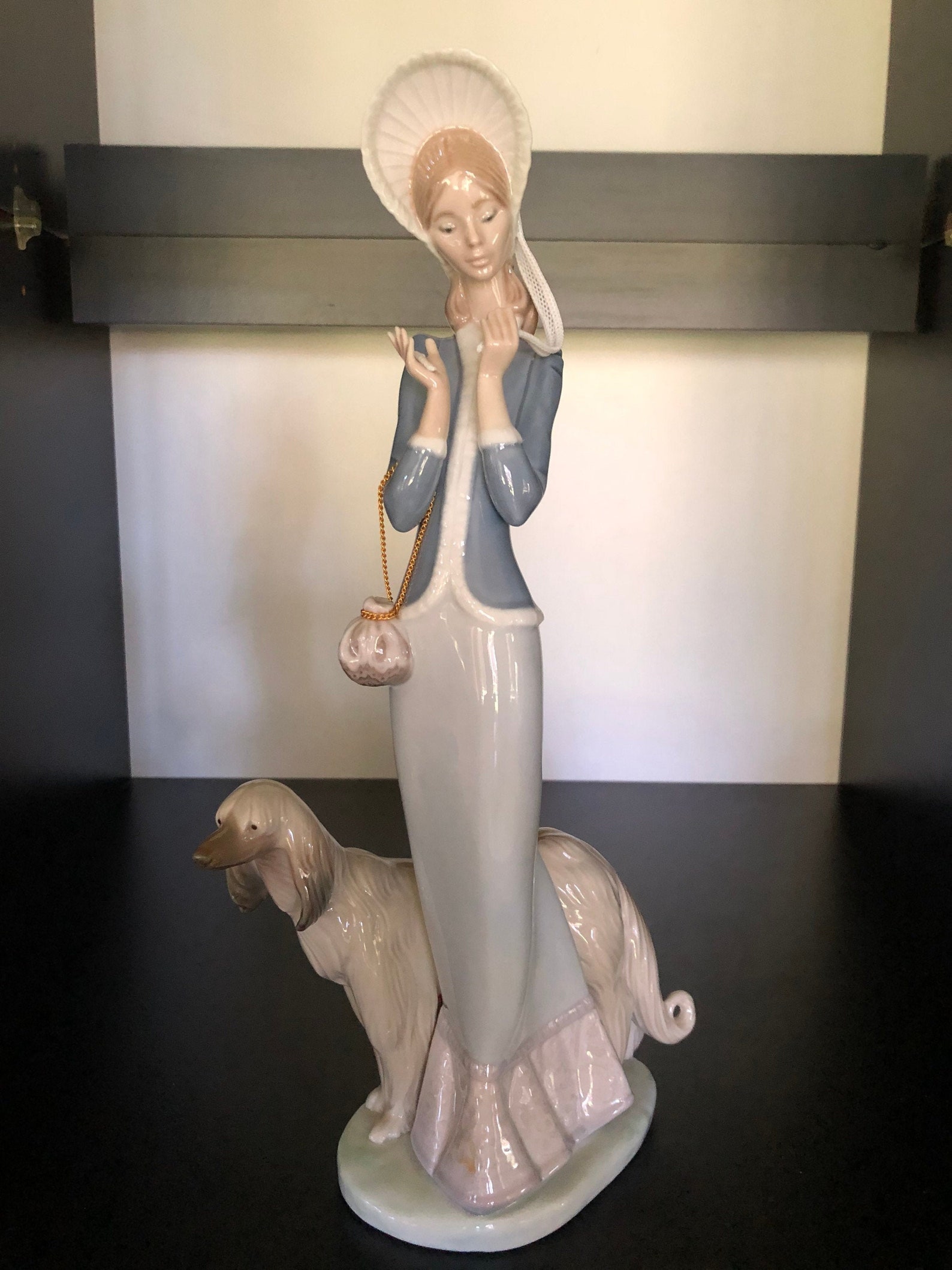 Vintage Lladró Stepping Out Figurine 1537 Etsy