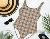 London Plaid One-Piece Swimsuit