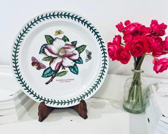 Portmeirion Botanic Garden Dinner Plate Magnolia Altissima 10” Oven to Table
