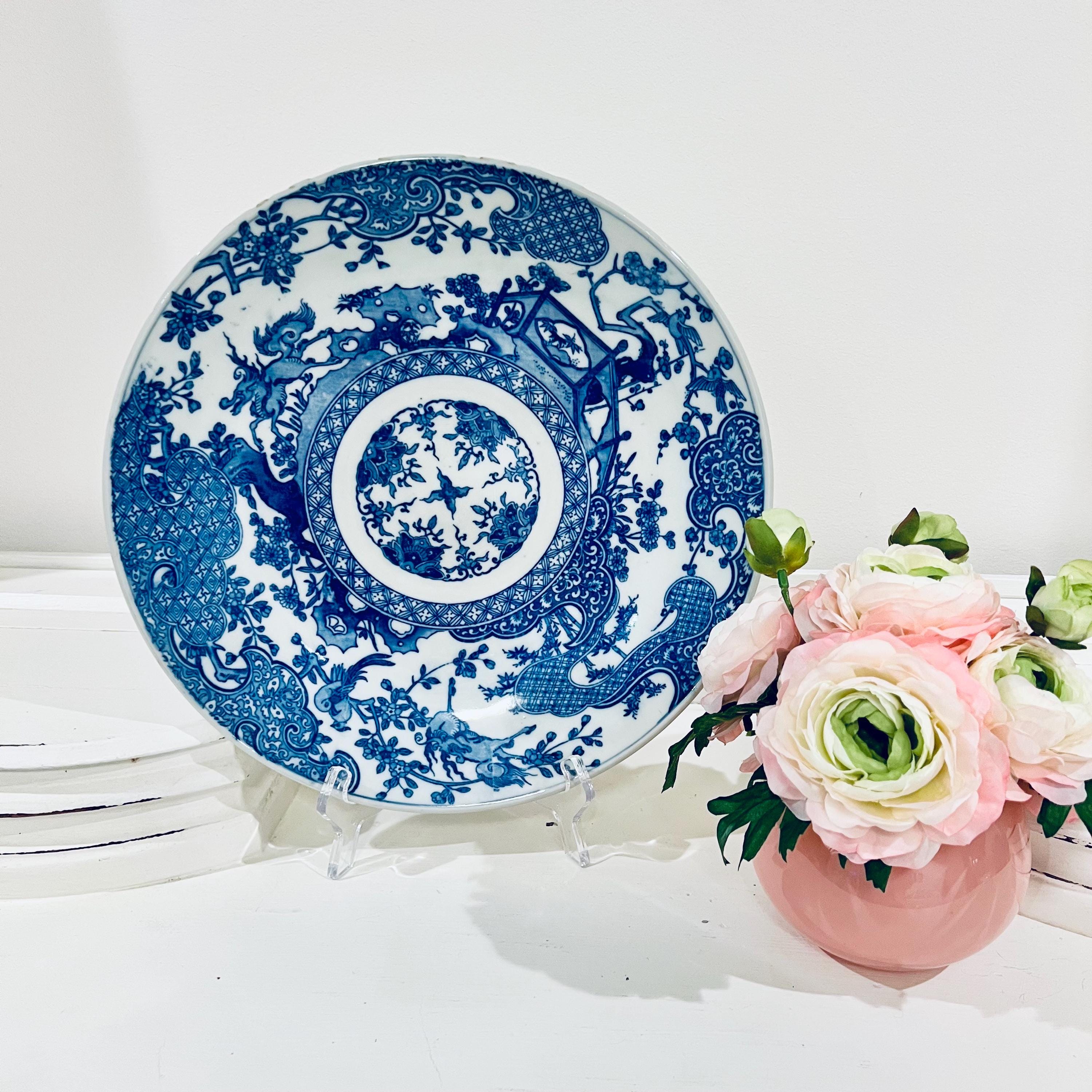 Antique Japanese Blue White - Etsy