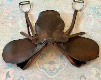 チャンピオン＆ウィルトン ヴィンテージレザー 馬鞍 19インチ