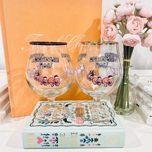 2 Delirium Tremens Noel Pink Elephants Santa Belgian Beer Glass 33cl Christmas