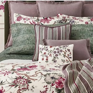 Ralph Lauren Notting Hill Abbey Boho Copripiumino e federe in cotone floreale Queen