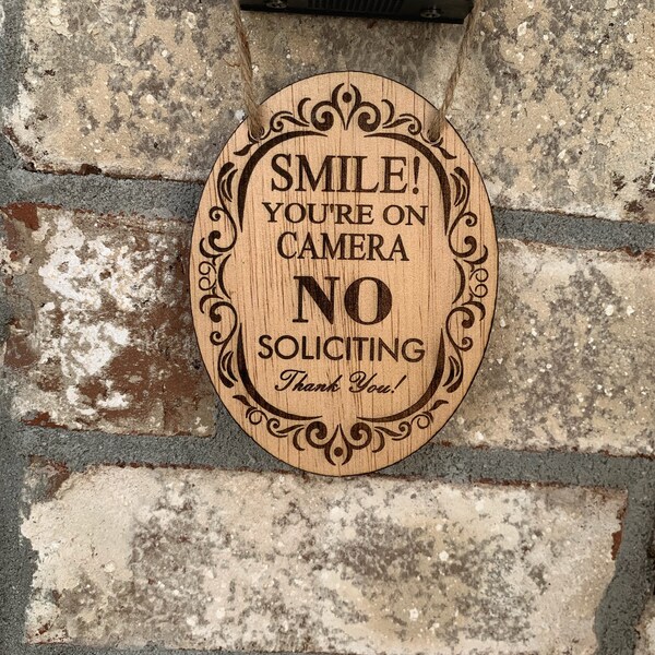 No Soliciting Sign - Etsy