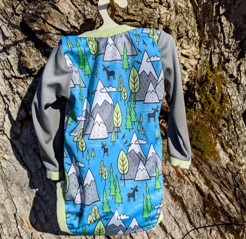 Moose Coming Home Outfit Clothes Mountains Baby Boy Shower Gift