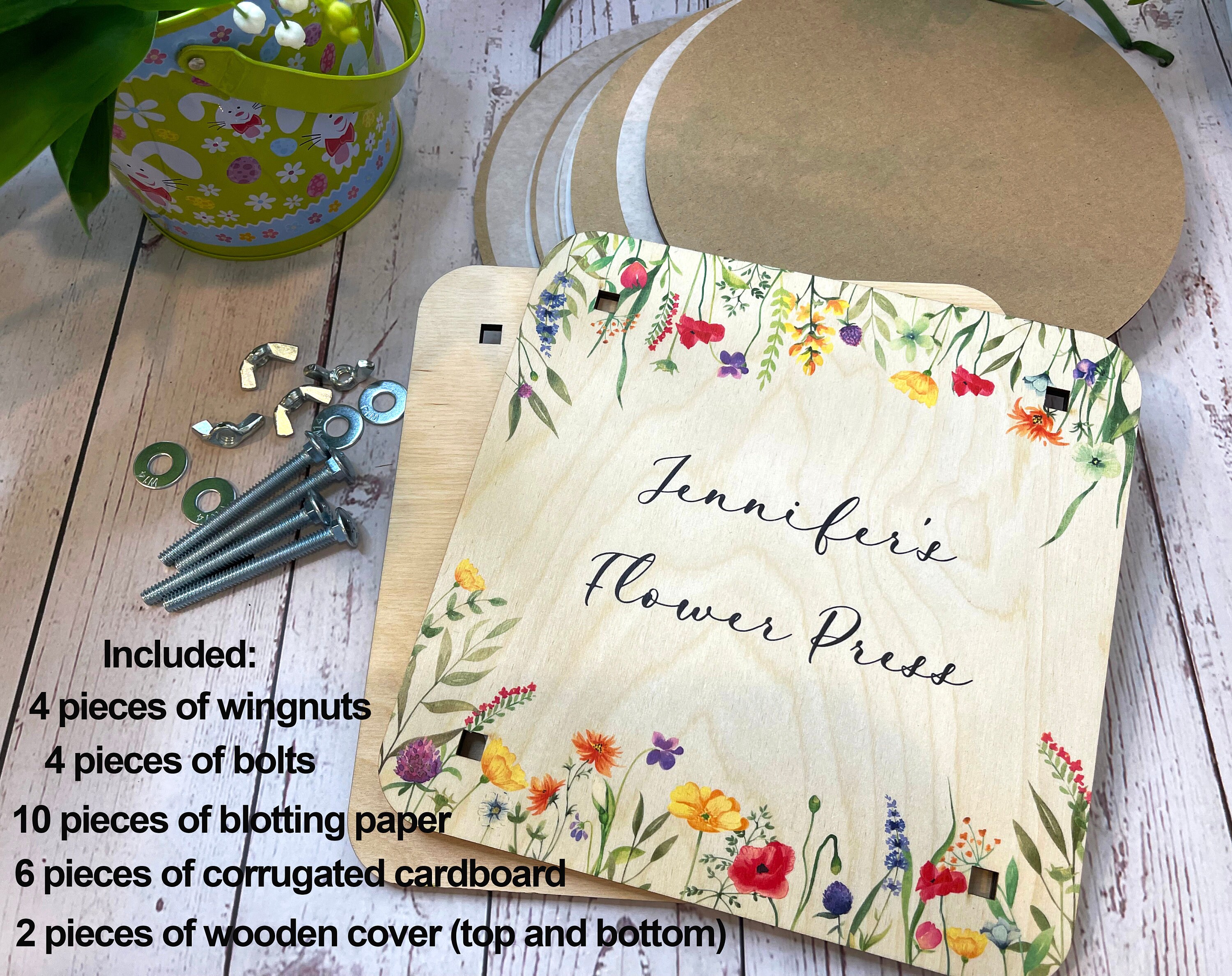 Wooden Flower Press Kit for Adults and Children Plants Press Etsy