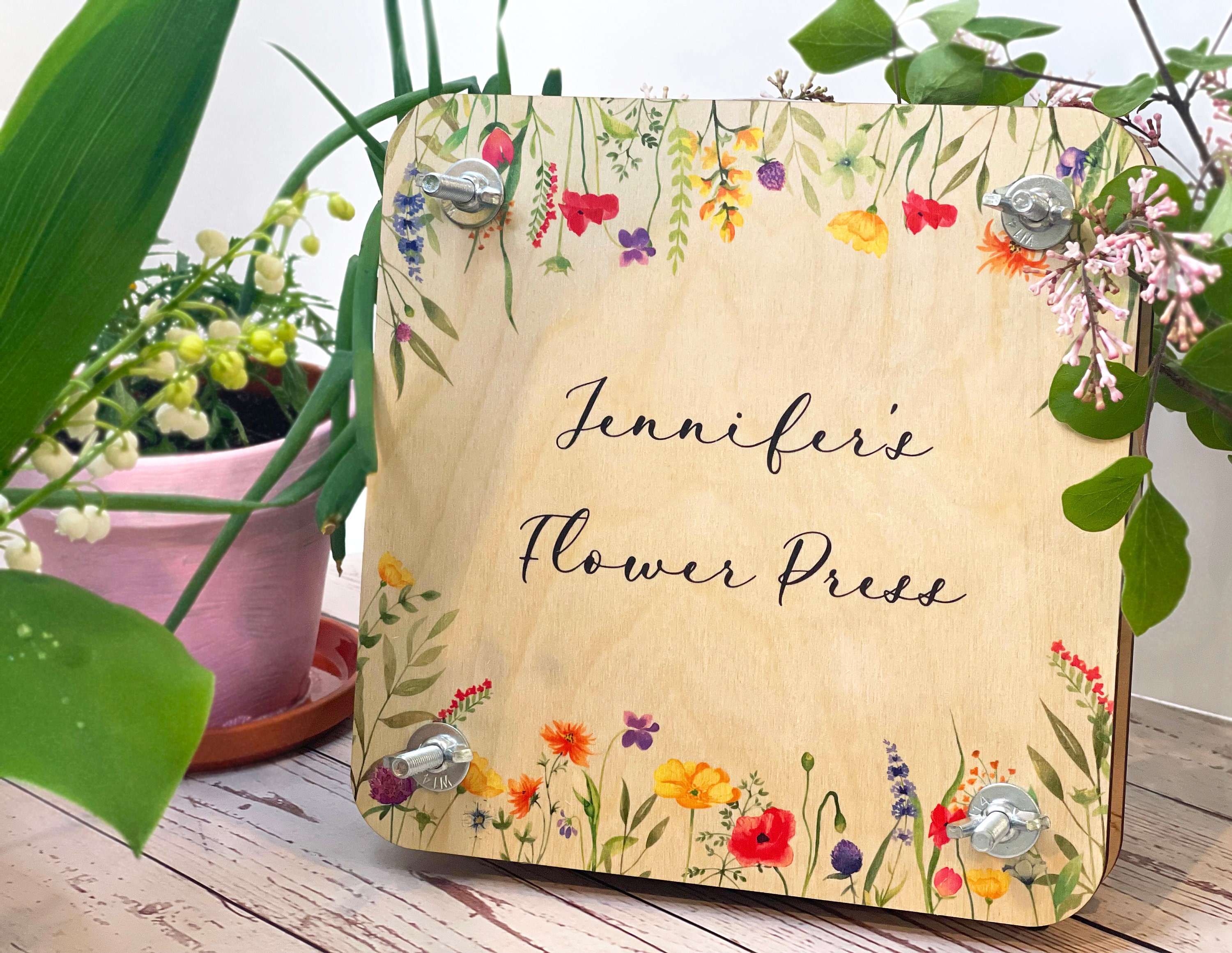 Wooden Flower Press Kit for Adults and Children Plants Press Etsy