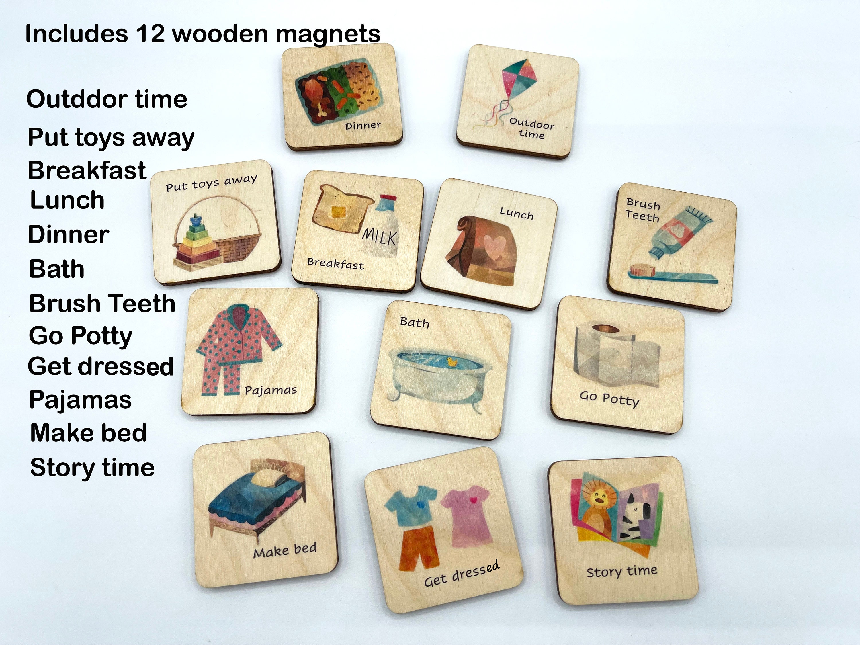 My Daily Routine Kit / Daily Routine Magnets/ Chore Magnet - Etsy Canada