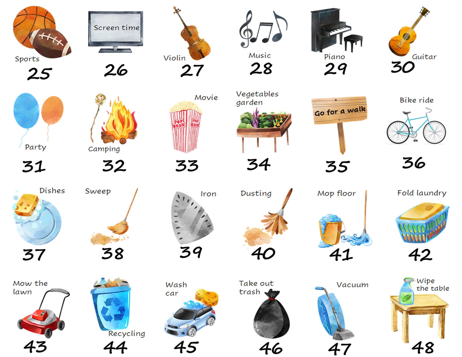 Wooden Daily Routine Cards/ Daily Routine Magnets/ Chore - Etsy