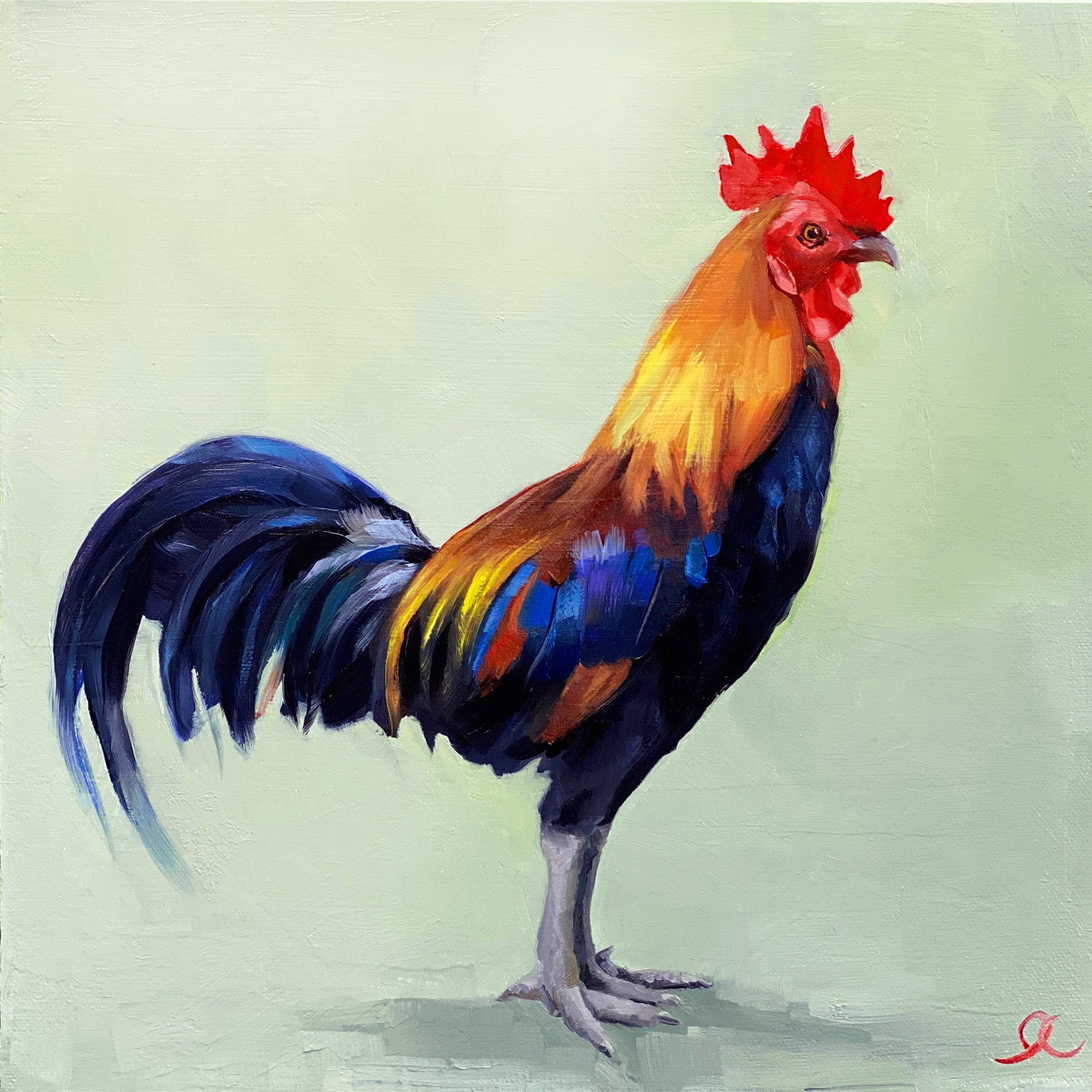 Drawings Of Roosters Chickens