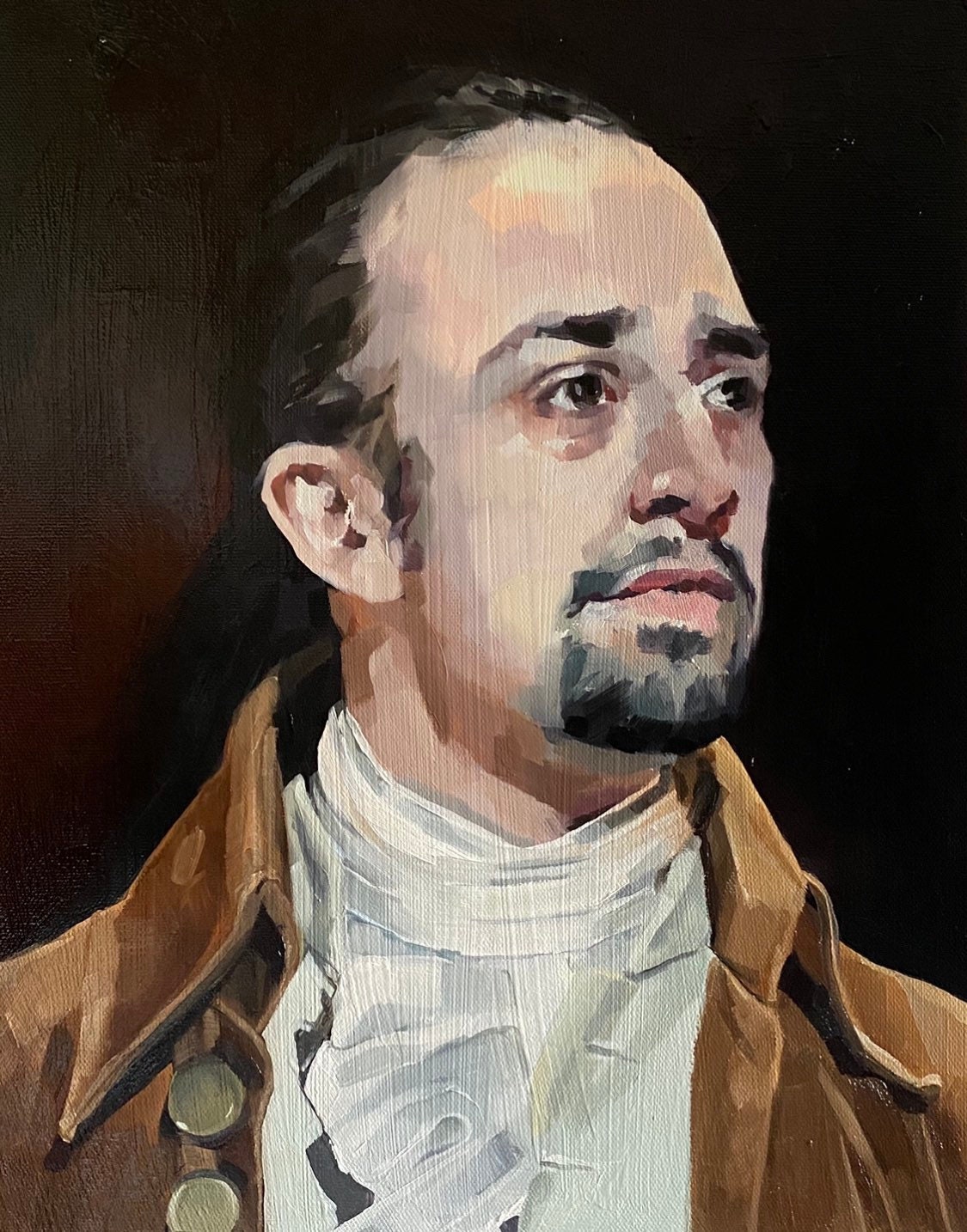 Original Oil Painting Hamilton Musical Cast 12 X 16 Ready Etsy Canada