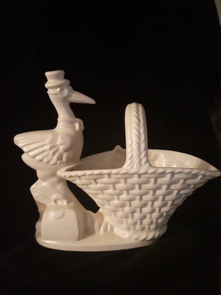 haeger stork planter