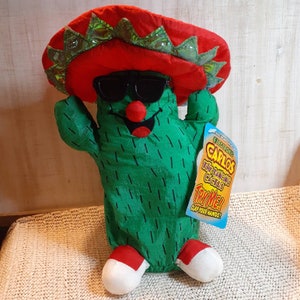 christmas decorated cactus Glass Whimsical Christmas Cactus Tree 7